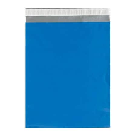 Box Packaging Colored Poly Mailers 12W x 15-1/2L 2.5 Mil Blue 100/Pack CPM1215BL